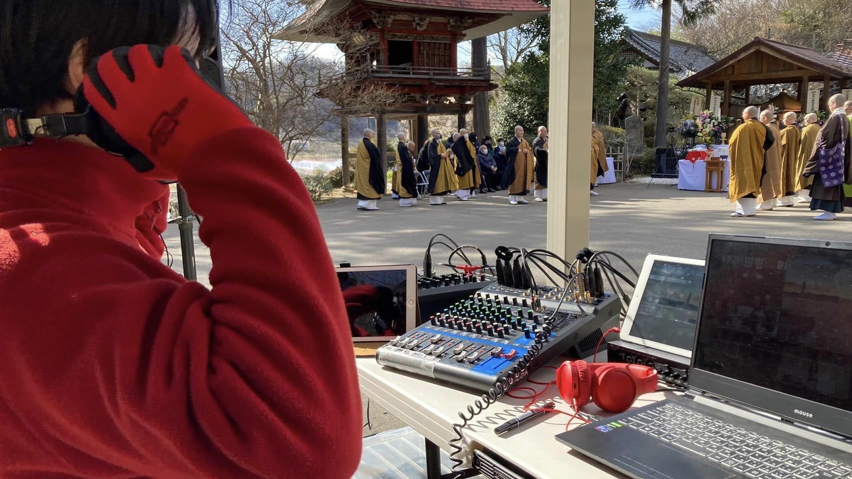 慰霊・復興祈願法要をライブ配信しました